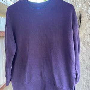 Purple Crewneck Sweatshirt